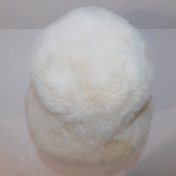 Accessorize Womens OS 57 cm Cream Faux Fur Bucket Hat - Picture 8 of 8